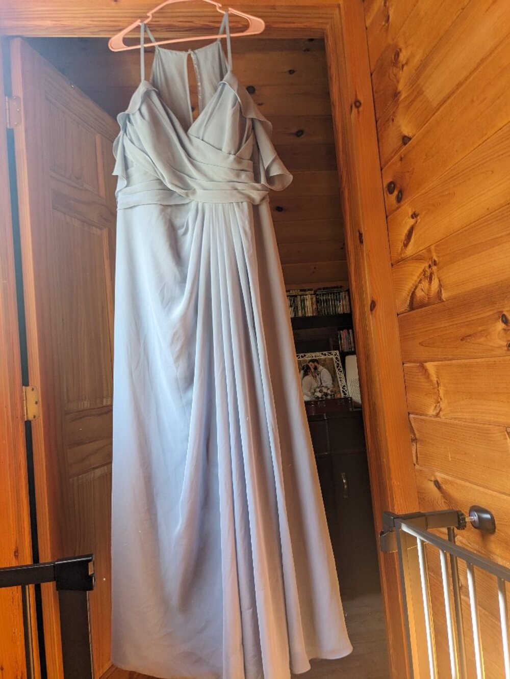 Azazie  Dusty Blue bridesmaid dress